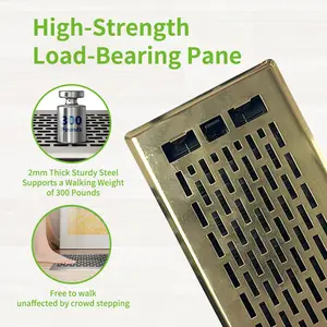 Floor Register Vent 4 X 10 Inch Metal Wall Cover Vents Metal Floor Register