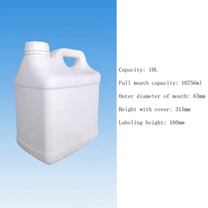 Bottiglie rotonde in HDPE di etilene etilene fluorurato e tamburi quadrati secchi per la movimentazione della superficie decalcomania liquida del detersivo per bucato - Product Image 6