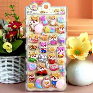 Pegatinas 3D de Burbujas de PP con Dibujos Animados de Animales para Decoración Infantil y Scrapbooking - Product Image 3