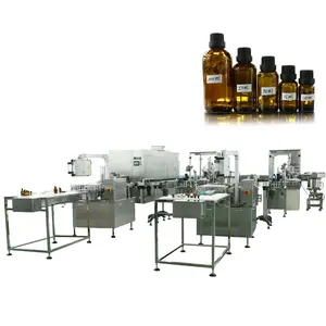 Automatic Bottle Filler Piston Pump Filling Capping Packaging Machine Factory Price Bottling Line Manufacturing Supplier