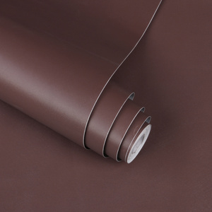 Papier peint auto-adhésif, autocollant mural en PVC de couleur unie, imperméable et résistant à l'huile, pour la décoration du comptoir de cuisine - Product Image 4