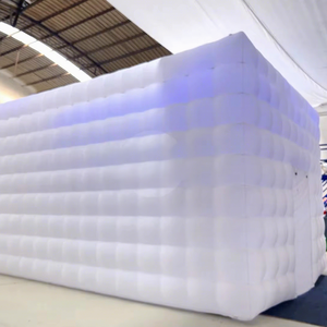 Tente Photobooth Gonflable Durable et Facile à Monter 2,5m <span class=keywords><strong>x</strong></span> 2,5m en Oxford Imperméable, Taille Personnalisable, avec Lumières LED pour Mariages et Événements - Product Image 1