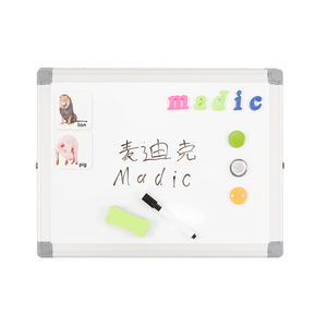 <span class=keywords><strong>Lavagna</strong></span> <span class=keywords><strong>Magnetica</strong></span> Personalizzata OEM - Cornice in Alluminio 12x16\", Pieghevole <span class=keywords><strong>da</strong></span> <span class=keywords><strong>Tavolo</strong></span>, Bifacciale - Product Image 4