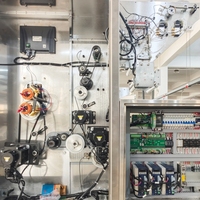 Machine d'emballage horizontale entièrement automatique pour sachets de chocolat en cubes, biscuits gaufrettes, emballage haute efficacité