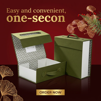 Boîte cadeau pliable avec vernis doré, boîte cadeau magnétique portable, boîte en carton ondulé Kraft, Cajas Personalizadas pour la personnalisation ODM