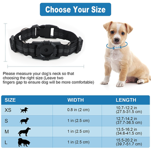 <span class=keywords><strong>Collar</strong></span> de Perro de Nailon Ajustable Reflectante de Alta Calidad para Mascotas, <span class=keywords><strong>Collar</strong></span> Personalizado con AirTag, Accesorios de Lujo para Collares de Perro con AirTag - Product Image 3