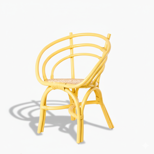 Modern Natural Handmade Rattan Kids Party <b>Chairs</b> for Rental Events Lightweight <b>Stackable</b> Durable Safety Seating for Wedding - Product Image 6