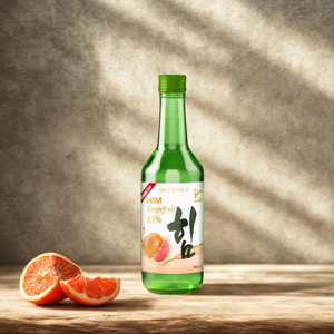 Bon choix de boissons alcoolisées coréennes directement emballées par le fabricant vietnamien-Bouteille en verre d'alcool Soju pêche pamplemousse - Product Image 6