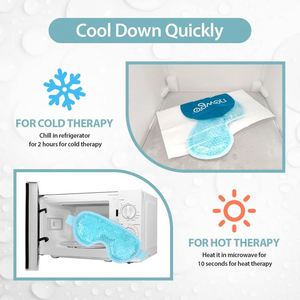 Cold and Hot Gel Bead <b>Eye</b> <b>Mask</b> Reusable Frozen Ice <b>Eye</b> <b>Mask</b> Cooling Paste - Product Image 2