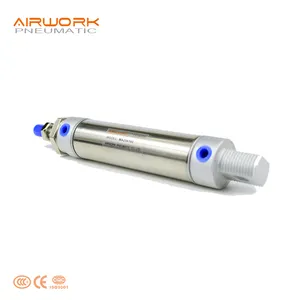 MA airtac tipo mini Aço Inoxidável pequeno cilindro de ar pneumático de alta temperatura