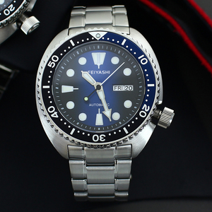 นาฬิกาข้อมือ<span class=keywords><strong>เต่า</strong></span>ดัดแปลงคุณภาพสูงนาฬิกากันน้ำสำหรับ Seiko Nh34 Nh35การเคลื่อนไหว Nh36 - Product Image 2