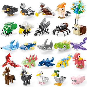 Juego de bloques de construcción de micropartículas de caja pequeña al por mayor para instituciones educativas de guardería compatibles con juguetes <span class=keywords><strong>Lego</strong></span> - Product Image 2