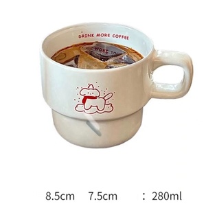 Vendita diretta della fabbrica personalizzato simpatico cartone animato personalizzato <span class=keywords><strong>cane</strong></span> caffè in ceramica <span class=keywords><strong>tazza</strong></span> <span class=keywords><strong>tazza</strong></span> di tè per il regalo di caffè - Product Image 6