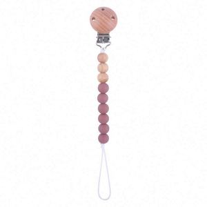 Soporte para Chupete, Cadena con Clip para Chupete de Bebé, con Cuentas Coloridas de Silicona y PP, Diseño de Flor, Marca Mairun, 17g - Product Image 3