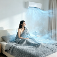Couverture rafraîchissante et respirante pour l'été, taille double, pour les personnes ayant chaud la nuit