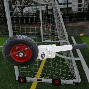 Roue de <span class=keywords><strong>but</strong></span> de football professionnelle porte de football mobile facile conception anti-dérapante équipement de cour porte de football roue mobile - Product Image 1
