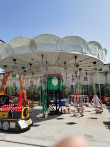 2026 Commercial Luxury Wave <strong>Swing</strong> Ride 360&deg; Gentle Rotation Galvanized Steel Frame Electric Drive for Amusement Park Scenic Spot - Product Image 4