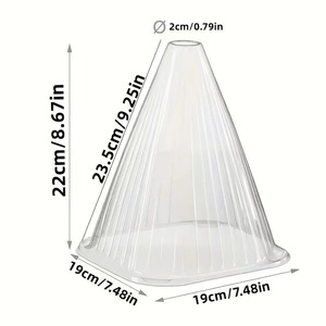 Transparent Seedling Protective Cover <b>Set</b> 17x15cm Waterproof Horticultural Plant Shelter Agricultural Gardening Use - Product Image 2