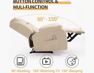मालिश झुकनेवाला कुर्सी कपड़े गरम Ergonomic लाउंज कुर्सी Overstuffed Reclining कुर्सी सिंगल सोफा के लिए कमरे में रहने वाले - Product Image 4