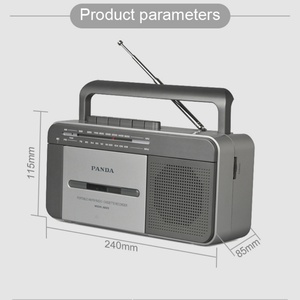 Reproductor de Casetes Retro de Alta Calidad en Oferta, Radio AM/FM Portátil, Reproductor y Grabador de Casetes Vintage - Product Image 6