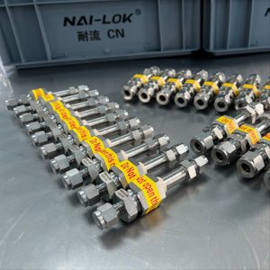 ข้อต่อไดอิเล็กทริกแบบเมตริก NAI <span class=keywords><strong>LOK</strong></span> ขนาด 10 มม. ผลิตจากสแตนเลส SS316 แบบข้อต่อสองชั้น รับแรงดัน 6000PSI สำหรับระบบควบคุมลม - Product Image 3