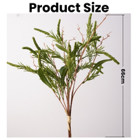 Branche de verdure artificielle très vendue pour arrangements floraux, idéale pour la décoration de fêtes et de la maison