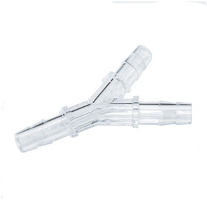 Connecteur en T flexible en plastique transparent PC-PS de haute qualité JU, type Y, réduction de diamètre égal, raccord pagode, médical - Product Image 1