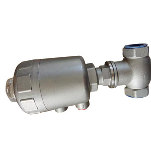 Válvula Angular Neumática de Acero Inoxidable JY2000 DN15 1/2 Pulgadas para Aplicaciones de Gas a Alta Temperatura - Product Image 2