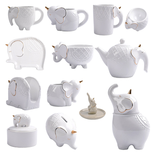 Se aceptan tarros de cerámica <span class=keywords><strong>3D</strong></span> personalizados para galletas, novedoso chef en forma de pintado a mano en blanco para almacenamiento de alimentos y contenedores - Product Image 2
