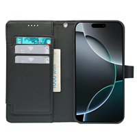 Étui portefeuille en cuir PU avec porte-cartes et support magnétique pour iPhone 11 Pro Max, 11, XR, XS Max, XS, X, 7/8 Plus