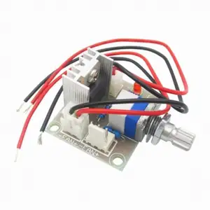 LM317 전압 조정기 모듈 최소 1.25V 전체 압력 일반 팬 속도 제어 레귤레이터 스위치 플레이트