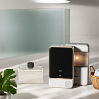 Diffuseur d'aromathérapie ultrasonique portable en plastique à LED, batterie longue durée de 1800 mAh, 7 modes, sans eau, pour hôtel et usage domestique