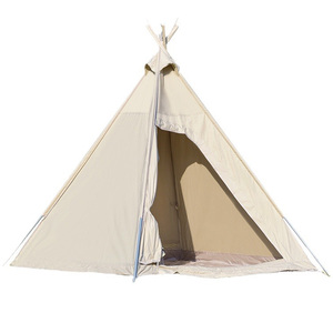 Tenda Piramidale Estiva da Esterno a Doppio Strato in Tessuto Oxford 210D, Stile Indiano con Design a Punta, 2000-3000mm, Impermeabile, con Pali in Acciaio - Product Image 2