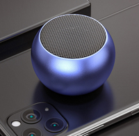 Enceinte sans Fil Portable Multicolore Mini Ronde avec Basses Puissantes