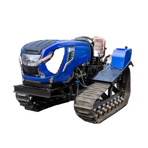 High quality 50HP crawler farm tractors and front end loader tiller for agriculture made in china by HIGHTOP