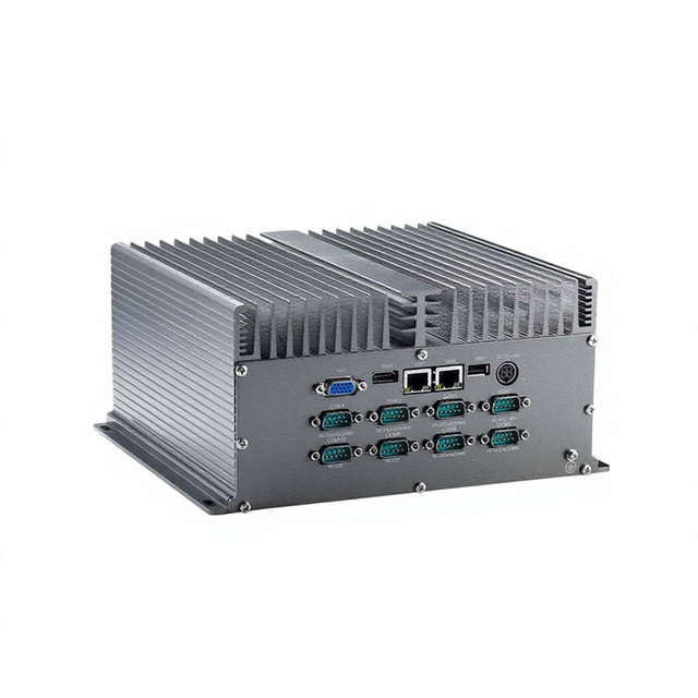 Fanless Intel   MINI Box Pc  Industrial Computer I5-3340M   2LAN 10COM  Wide Temp CE RoHS IPC for Automation Edge