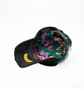 <span class=keywords><strong>Gorra</strong></span> de béisbol de gamuza de diseñador de alta calidad con ala ancha, bordado de diamantes de imitación y detalles en cromo dorado 24k, El Hat - Product Image 4