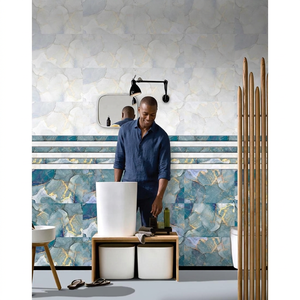 Azulejos de pared de cerámica digital de base blanca disponibles para importación al por mayor tamaños 300x450 30x45 y 12x18 en stock y listos para enviar - Product Image 2