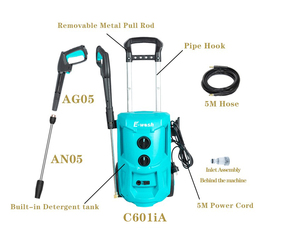 Moteur à induction électrique 250 bars Haute pression Lave-auto lourd Équipement de <span class=keywords><strong>lavage</strong></span> à jet - Product Image 3