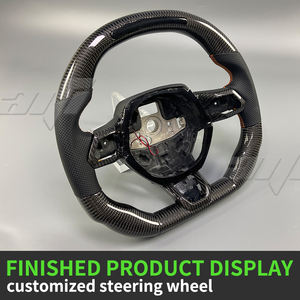 Pour <span class=keywords><strong>Lamborghini</strong></span> Huracan Lp580 Sto LP580-2 Coupé Personnalisé Volant En Fiber De Carbone Mise À Niveau LED RPM Volant En Cuir - Product Image 3