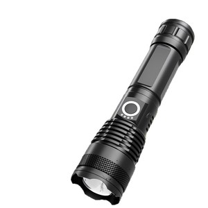 Đèn pin <span class=keywords><strong>LED</strong></span> đa năng ngoài trời chống nước P50, hợp kim nhôm, sạc USB, zoom điều chỉnh, 1000+ lumen, chùm sáng 500m - Product Image 5