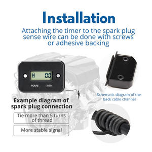 Nouveau <span class=keywords><strong>chronomètre</strong></span> de minuterie de <span class=keywords><strong>moto</strong></span> tout-terrain en plastique pour le moteur à essence de vélo de rue de buggy de sable - Product Image 4