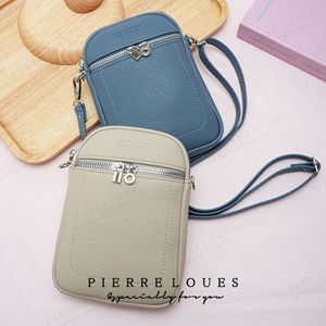 กระเป๋าโทรศัพท์แนวตั้ง Pierre Loues รุ่นมินิ แบบสะพายข้าง ปิดด้วยซิป สำหรับโทรศัพท์ Apple ใช้ได้ทุกวัน - Product Image 2