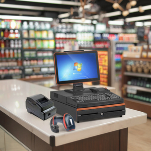 Hệ thống máy tính tiền POS All in One Win10/11, máy tính tiền, thiết bị đầu cuối bán lẻ POS, hệ thống thanh toán tự động, máy quầy thanh toán - Product Image 2