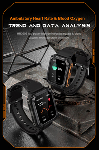 Jam tangan pintar pria, jam tangan pintar pria olahraga, Bluetooth, panggilan, gelang Ip68, tahan air, pelacak kesehatan, detak jantung, multi-bahasa, DIY - Product Image 6