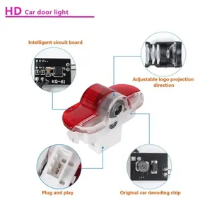 Projecteurs de Bienvenue LED pour Porte de Voiture, Lampes Fantômes, Lumière de Courtoisie, Accessoire pour <span class=keywords><strong>SEAT</strong></span> <span class=keywords><strong>Leon</strong></span> FR 1M MK1 Alhambra 7M Toledo 1M MK2 - Product Image 4