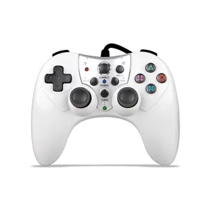 Manette de jeu sans fil, usb double choc, avec bouton de fonction Turbo, joystick, contrôleur