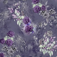 Nuevos estampados en tela Koshibo, tela de crepé de poliéster Koshibo suave y cómoda, estampados novedosos por yarda para vestidos de mujer