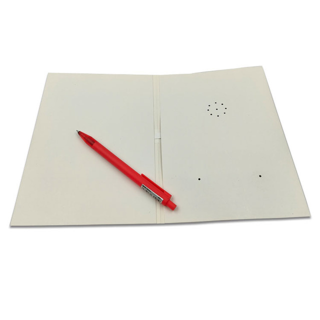 Wholesale Blank 60 Seconds Voice Recordable Paper Greeting Card for Invitation Celebration and Emotional Expression