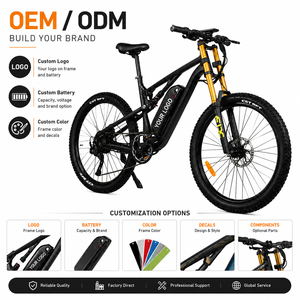 Bicicleta Eléctrica de Montaña a Precio de Fábrica, 27.5 Pulgadas, 750W, 48V, 20Ah, 80km de Autonomía, Cuadro de Aluminio, Batería Personalizable - Product Image 1